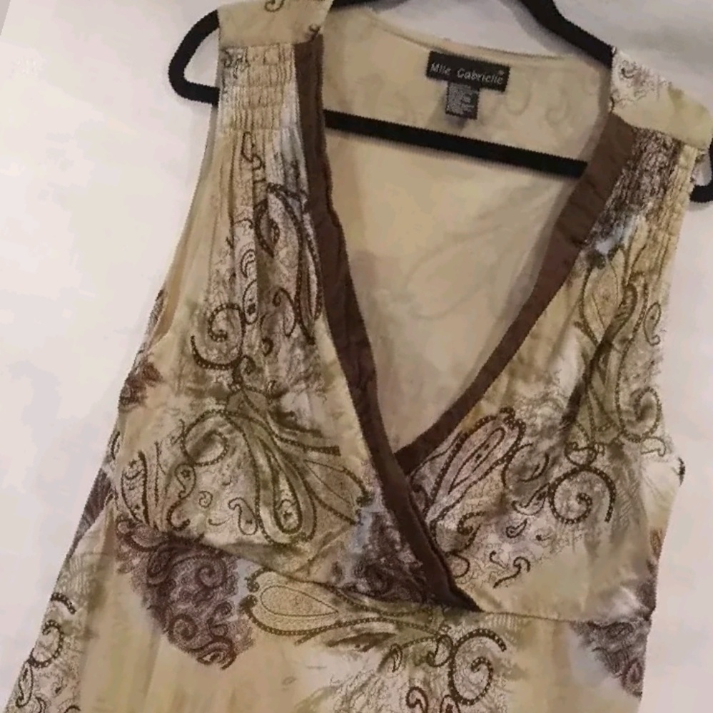 Mile Gabrielle Paisley Dress Plus Size 22W/24W